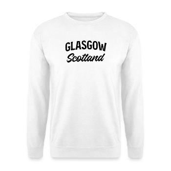 Glasgow Écosse - Sweat-shirt Unisexe - blanc - Devant