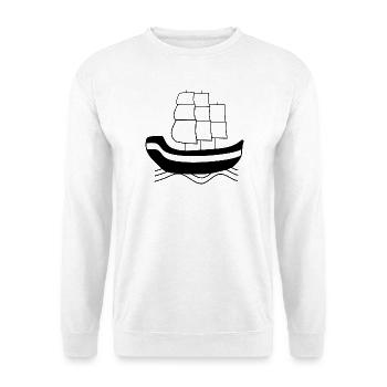 Sailboat Northern Germany Sailor Sailor Captain - Unisex Sweatshirt - white - Front
