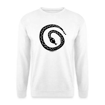 Snake Symbol - Unisex Sweatshirt - white - Front
