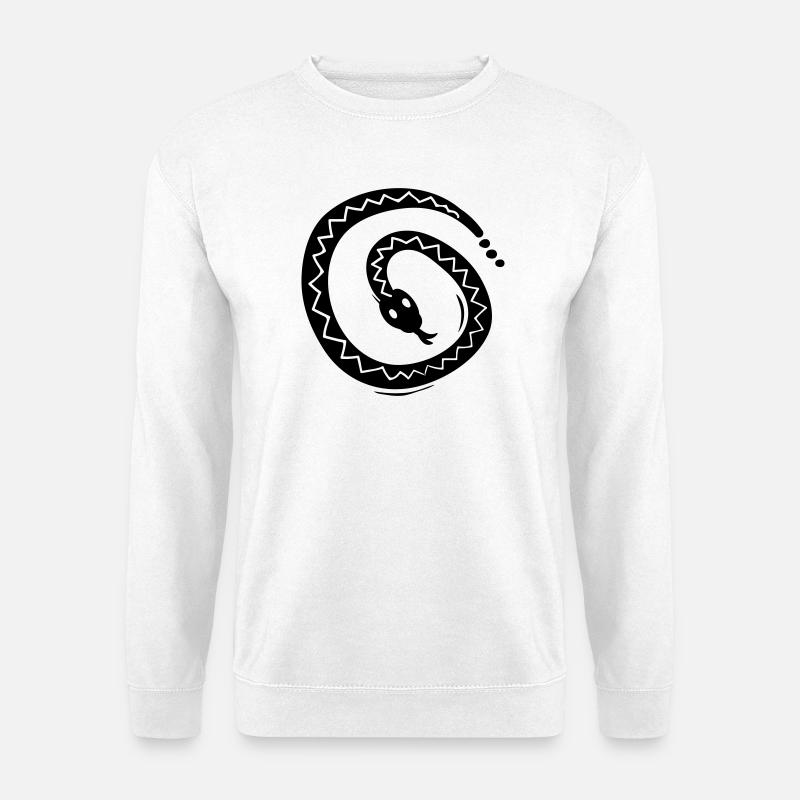 Snake Symbol - Unisex Sweatshirt - white