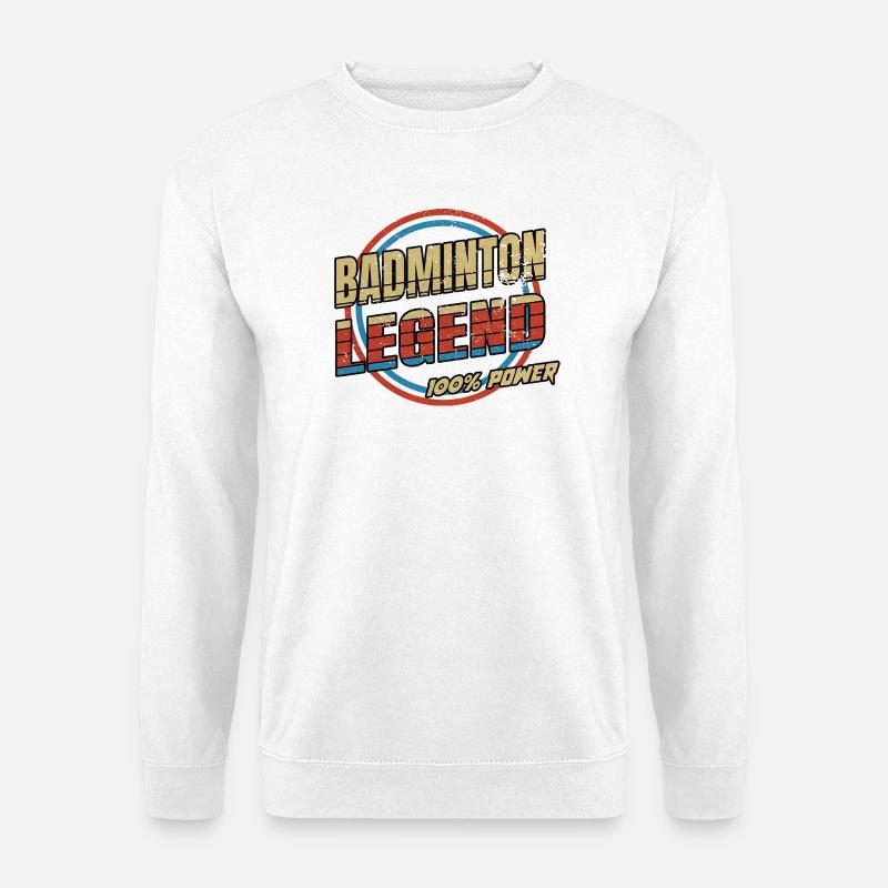 Badminton Legend - Unisex Sweatshirt - white