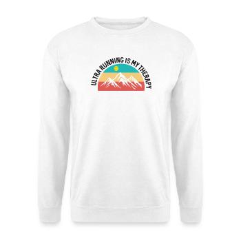 Ultra Running ist meine Therapie - Unisex Pullover - Weiß - Vorne