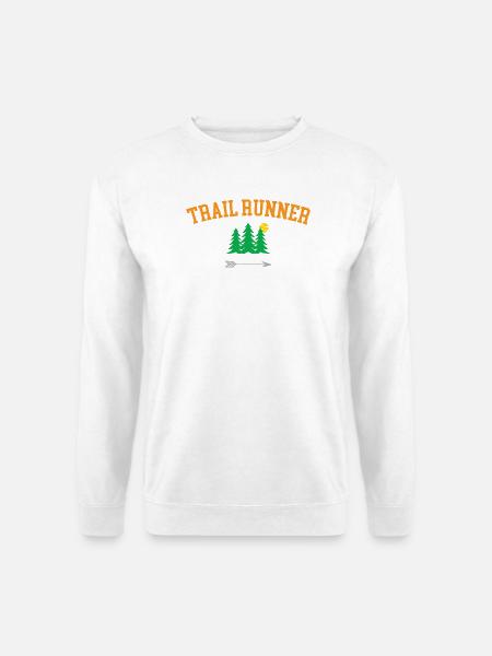 Trailrunner - Unisex Pullover - Weiß