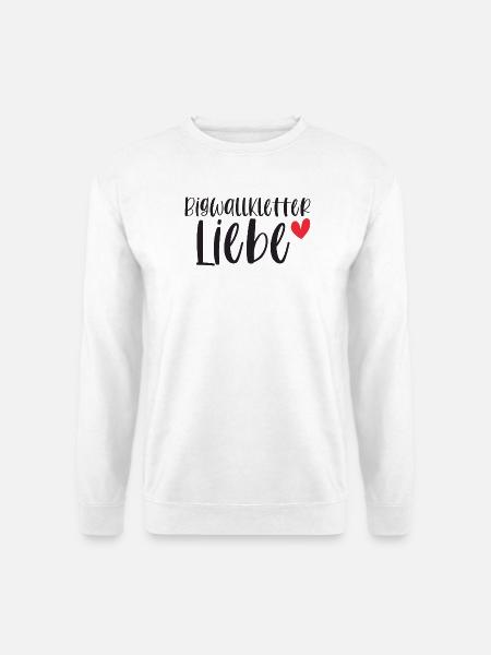 Klettern Bigwall Liebe Berge Geschenk - Unisex Pullover - Weiß