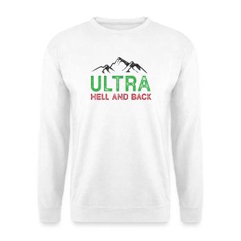Ultra Running - Enfer et retour - Sweat-shirt Unisexe - blanc - Devant