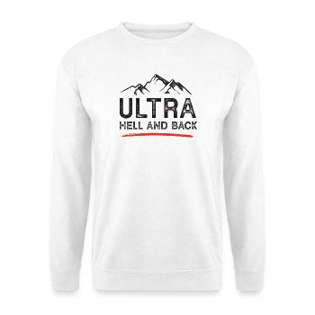 Ultra Running - Enfer et retour - Sweat-shirt Unisexe - blanc - Devant