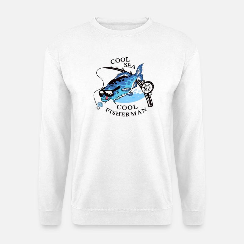 Coole Angler - Unisex Pullover - Weiß