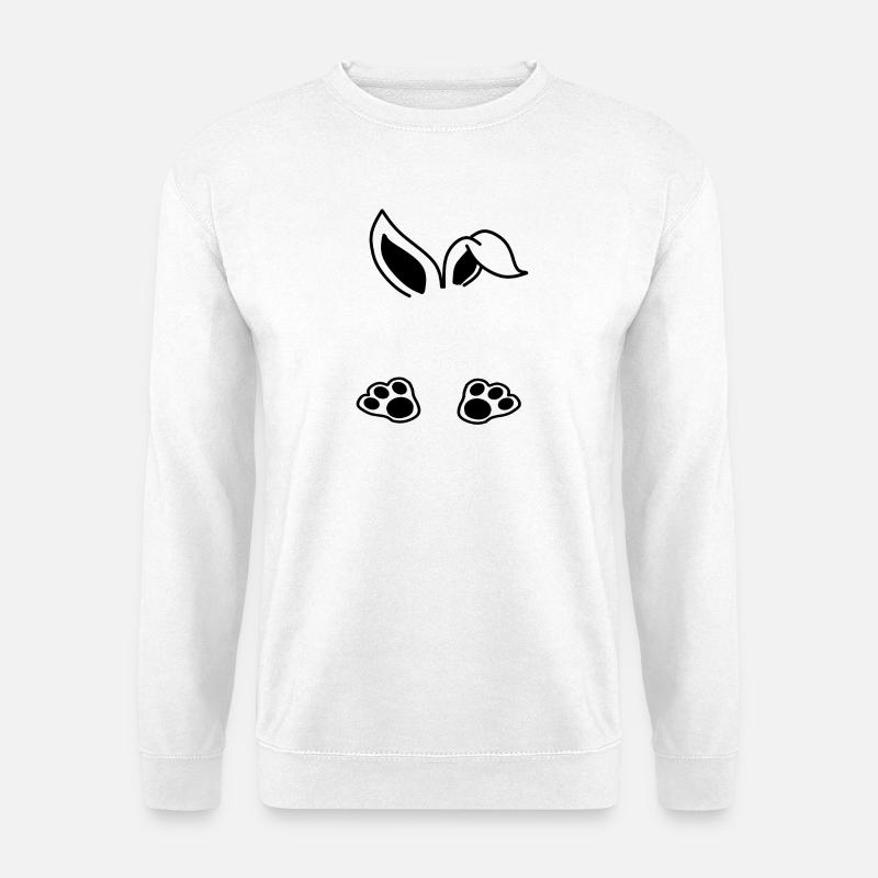 Hase  - Unisex Pullover - Weiß