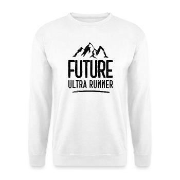 Future Ultra Runner - Unisex Pullover - Weiß - Vorne