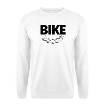 Radfahren, Radfahrer, Radfahren, Radfahren Fan - Unisex Pullover - Weiß - Vorne