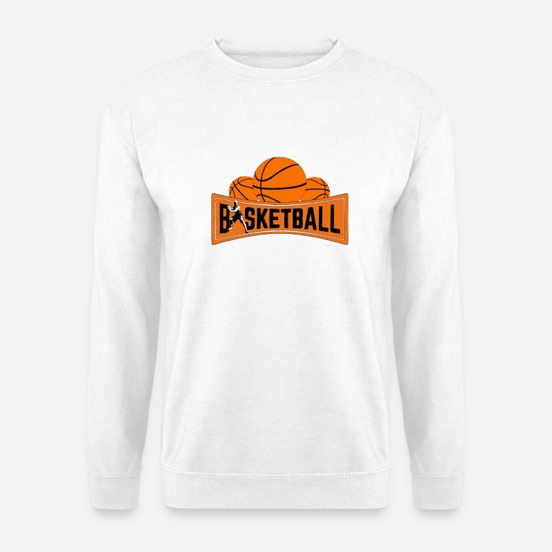 Basketball - Unisex Pullover - Weiß