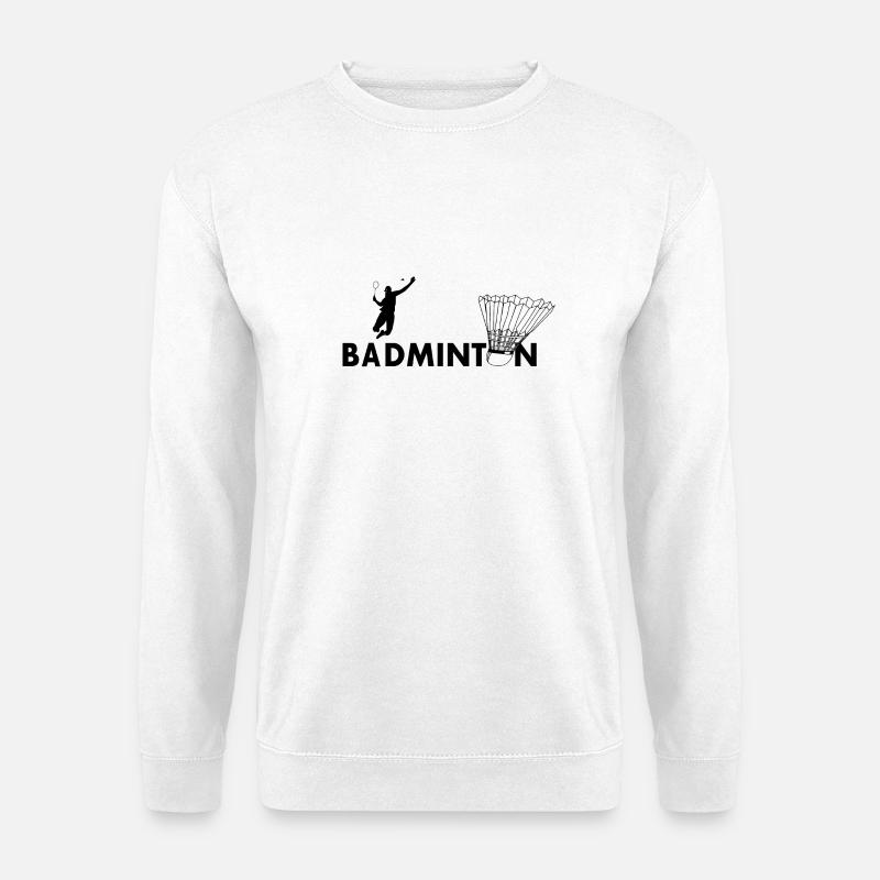 Badminton - Unisex Pullover - Weiß