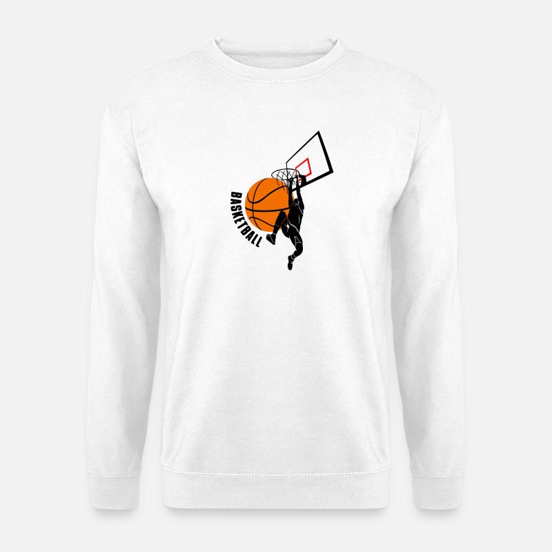 Basketball - Unisex Pullover - Weiß