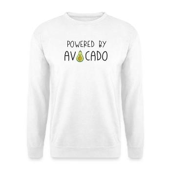 Propulsé par Avocado - Sweat-shirt Unisexe - blanc - Devant