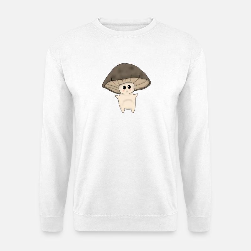 Pilzmännchen - Unisex Pullover - Weiß