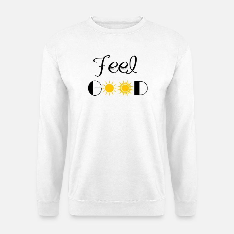 feel good - Unisex Sweatshirt - white