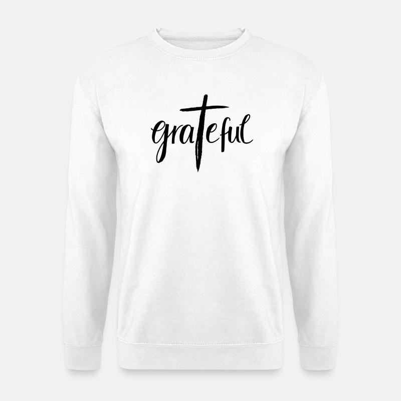 Grateful - Unisex Sweatshirt - white