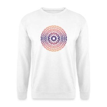 Mandala - Sweat-shirt Unisexe - blanc - Devant
