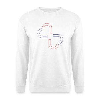 Dual Core - Unisex Sweatshirt - white - Front