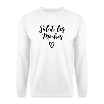 meilleure copine, meilleure amie, meilleure maman - Sweat-shirt Unisexe - blanc - Devant