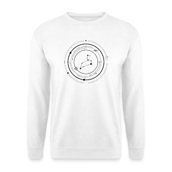 Löwe Tierkreis - Unisex Pullover - Weiß - Vorne