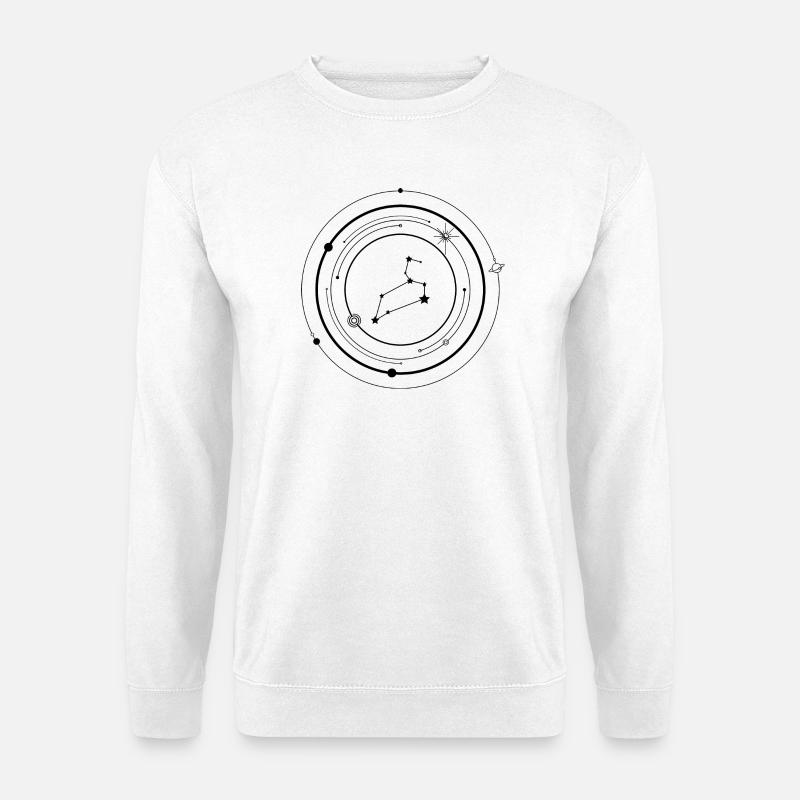 Löwe Tierkreis - Unisex Pullover - Weiß