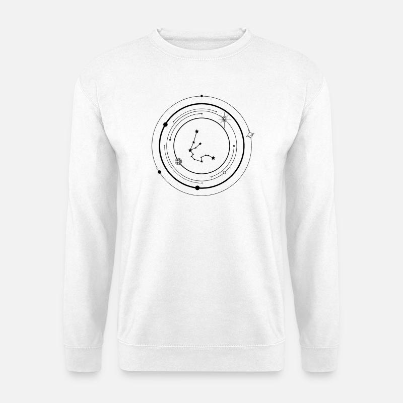 Starburst Dot Constellation - Unisex Sweatshirt - white
