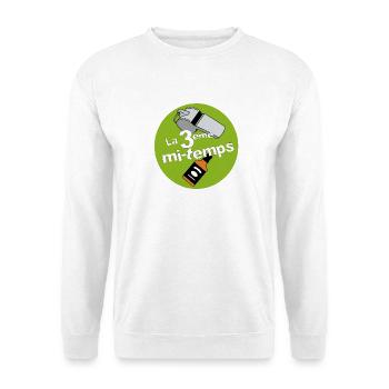 3 ème mi-temps - Sweat-shirt Unisexe - blanc - Devant