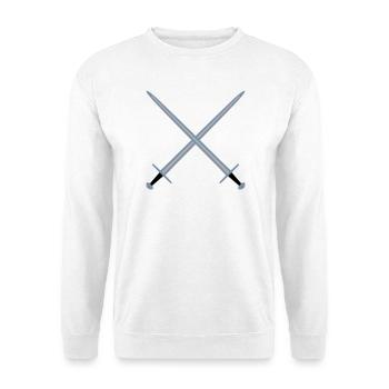 Crossed swords. - Unisex Sweatshirt - white - Front