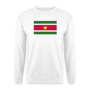 Suriname National Flag - Unisex Sweatshirt - white - Front