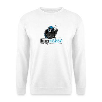 Hühner Rocken - Unisex Pullover - Weiß - Vorne