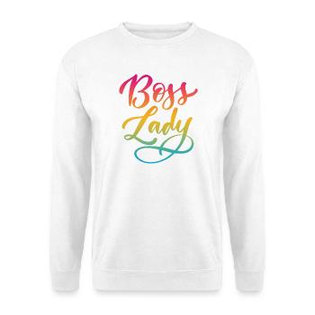 Lady Bos-s - Unisex Sweatshirt - white - Front