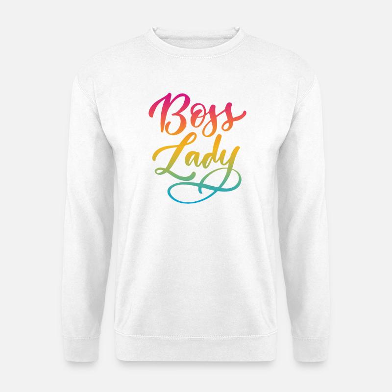 Lady Bos-s - Unisex Sweatshirt - white
