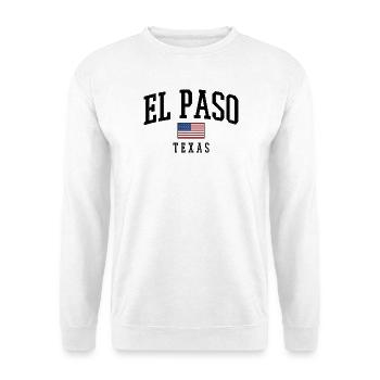 El Paso Texas Retro Shirt - Unisex Sweatshirt - white - Front