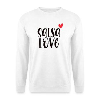 Salsa Love! Dancer Dancers Dance Gift - Unisex Sweatshirt - white - Front