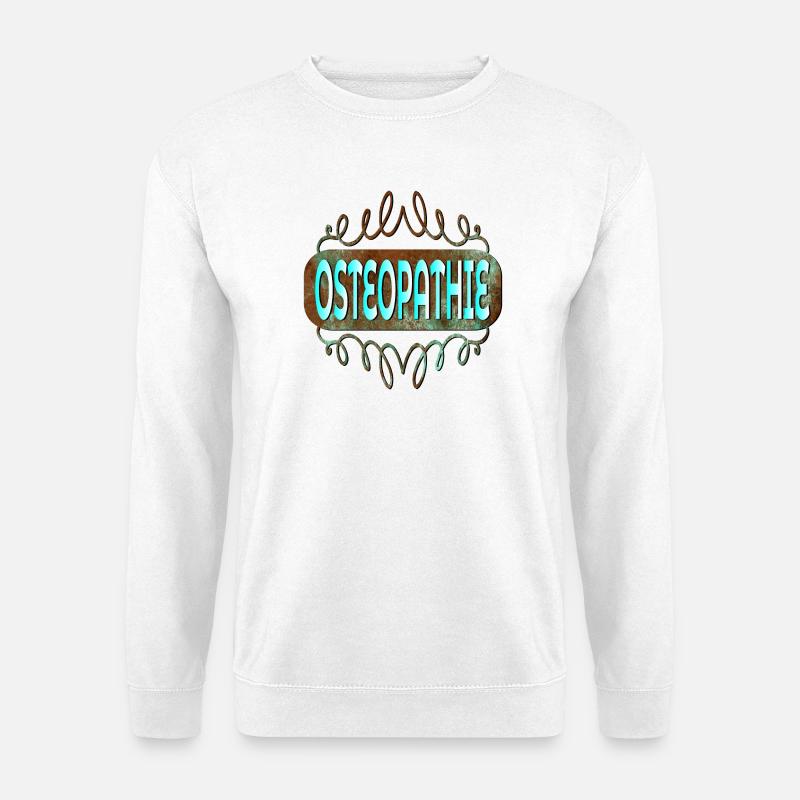 OSTEOPATHIE THERAPIE - PRAXIS - Unisex Pullover - Weiß