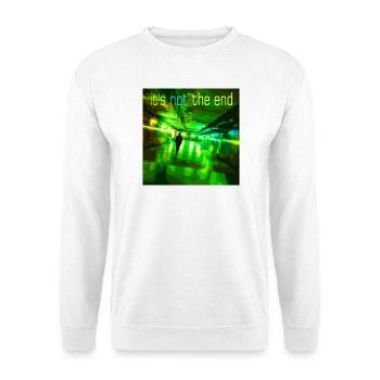 Es ist nicht das Ende Neon Tunnel - Unisex Pullover - Weiß - Vorne