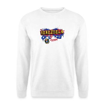 Design de drapeau graffiti du Venezuela - Sweat-shirt Unisexe - blanc - Devant
