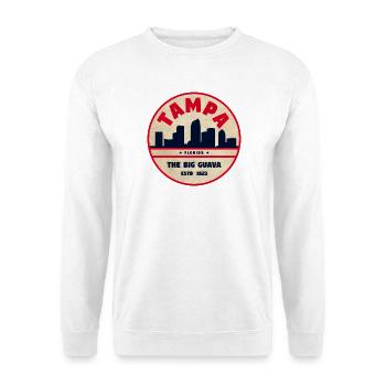 Tampa Big Guava Skyline Vintage - Unisex Pullover - Weiß - Vorne