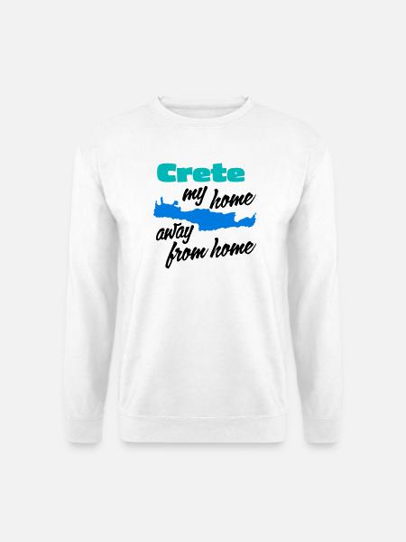 Kreta – meine zweite Heimat - Unisex Pullover - Weiß