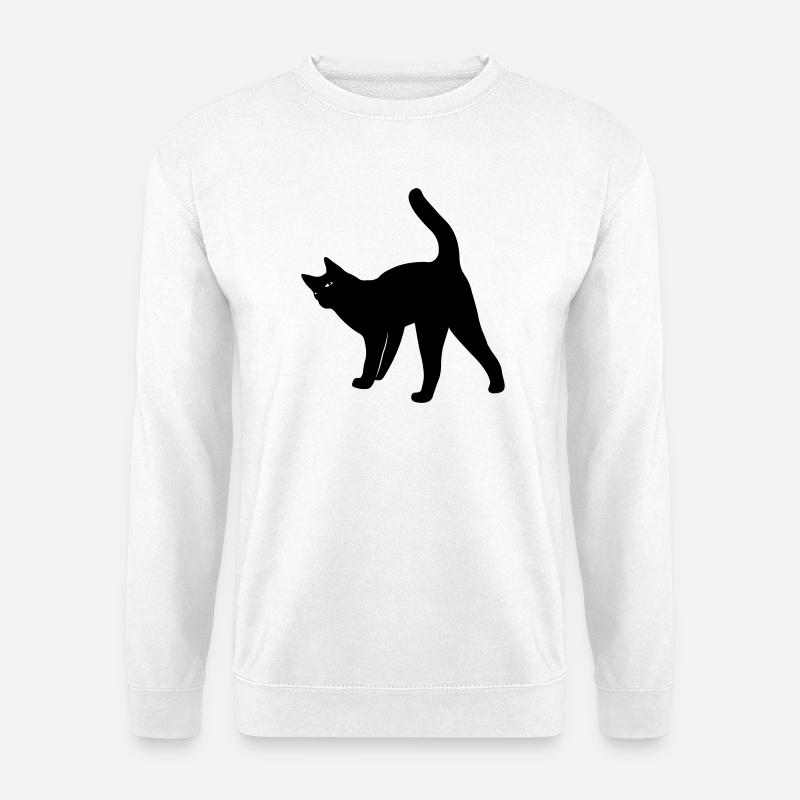 Cat cat - Unisex Sweatshirt - white