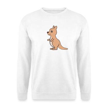 Kangourou - Sweat-shirt Unisexe - blanc - Devant