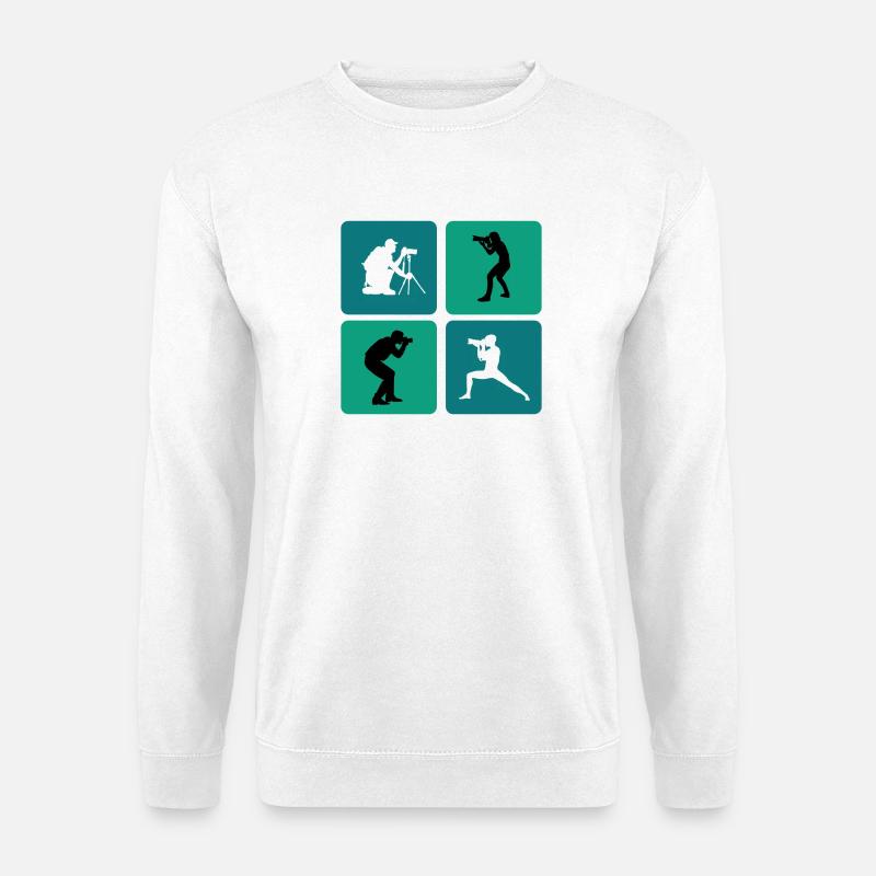 Fotograf Design - Unisex Pullover - Weiß