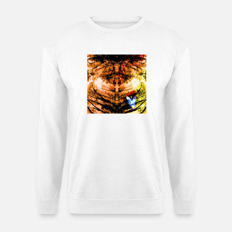 Herbstbaum Radial - Unisex Pullover - Weiß