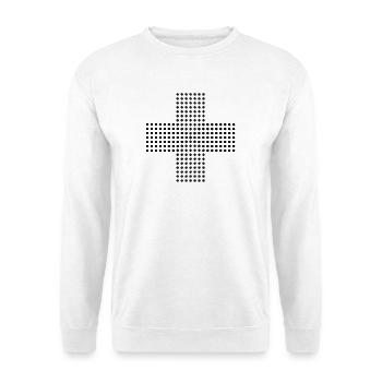 Kreuzpunkte - Unisex Pullover - Weiß - Vorne