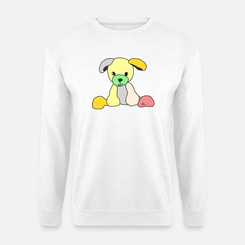 Hund Comic - Unisex Pullover - Weiß