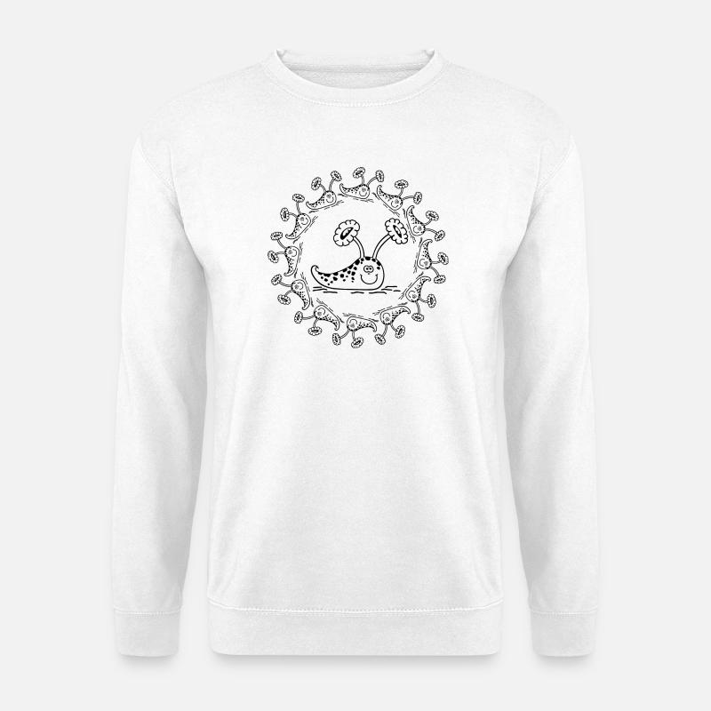 Tigerschnecke - Unisex Pullover - Weiß