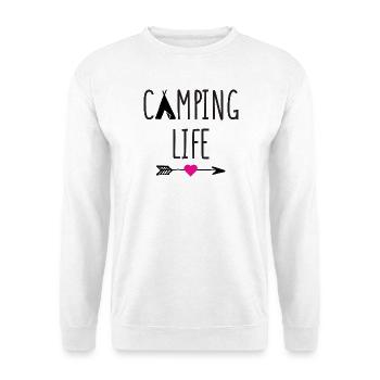 Camping Life - Unisex Sweatshirt - white - Front