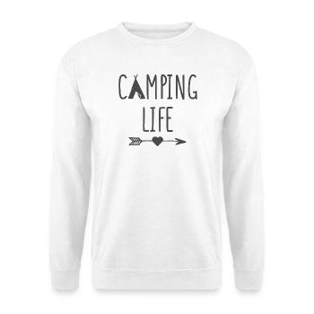 Camping Life - Unisex Sweatshirt - white - Front