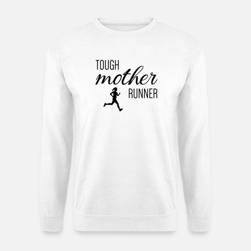 Tough Mother Runner - Unisex Pullover - Weiß